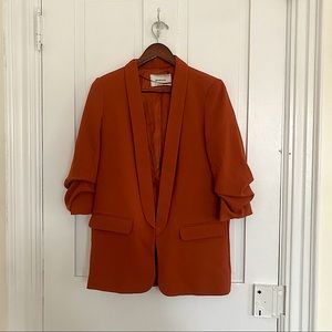 ASOS Ruched Sleeve Blazer